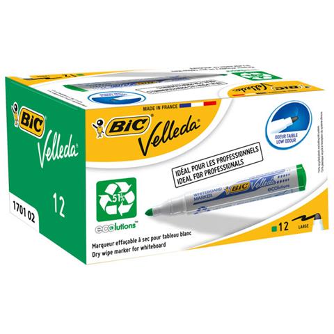 Whiteboard Velleda ECOlutions 1701 evidenziatore 12 pz Verde - Foto 1